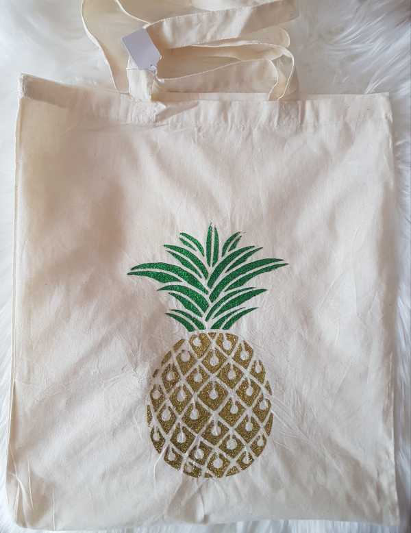 Sac en coton ananas