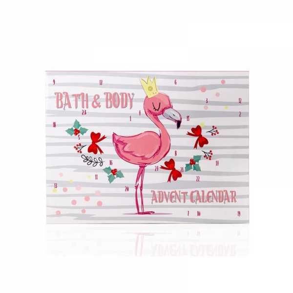 Calendrier de l'avent flamant rose