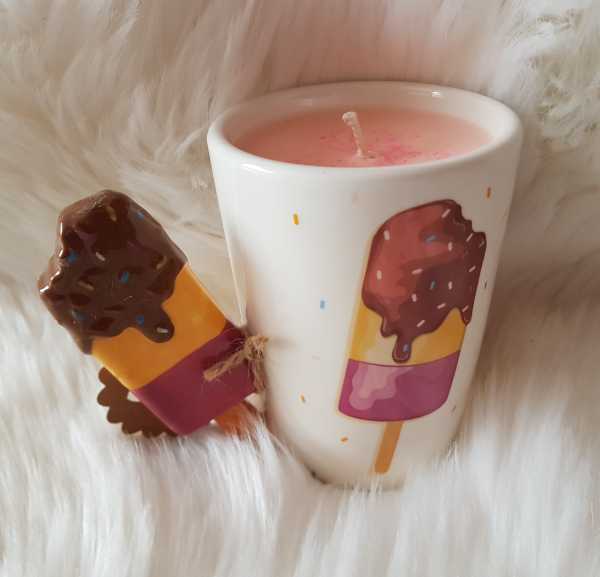 Bougie mug glace