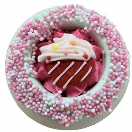 Boule de bain effervescente cupcake party