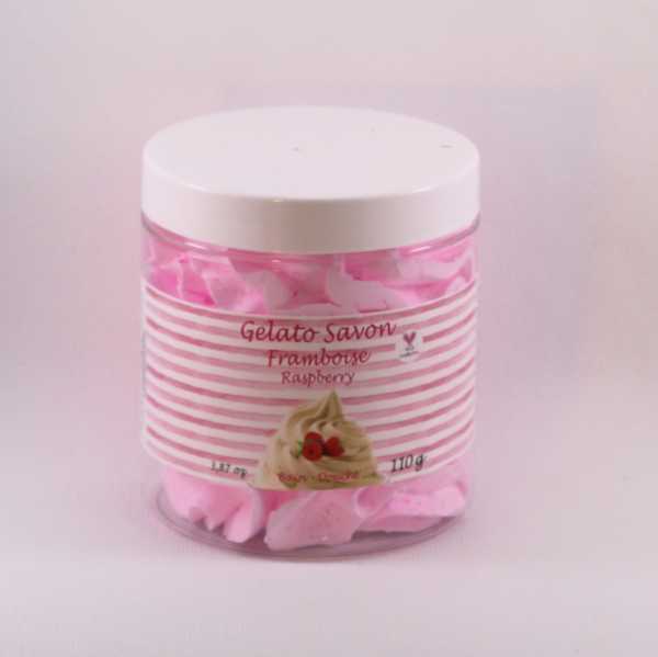 Savonnerie de Bormes - Gelato chantilly douche et bain framboise
