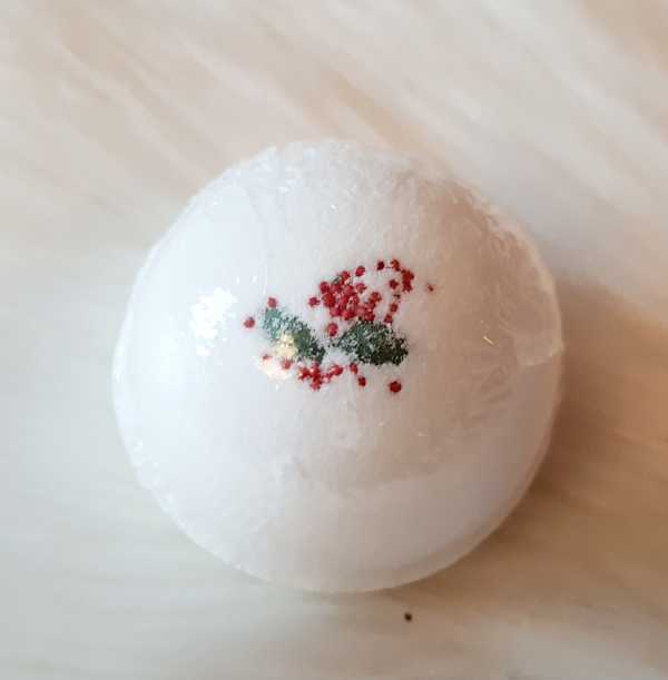 Savonnerie de Bormes - Boule de bain moussante Noël Gourmand