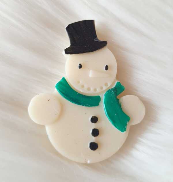 Fondant parfumé bonhomme de neige