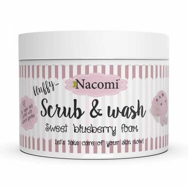 Nacomi - Scrub & wash sweet blueberry foam