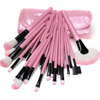 Kit de 32 pinceaux professionnels roses