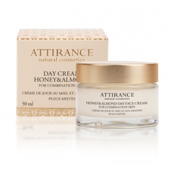 Attirance - Crème de jour pour le visage miel et amandes