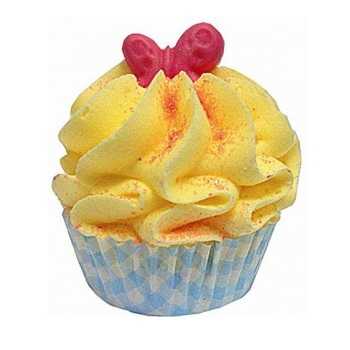 Cupcake de bain effervescent mangue