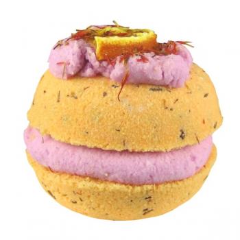 Lovely Bubbly - Bombe de bain effervescente macaron orange et épices