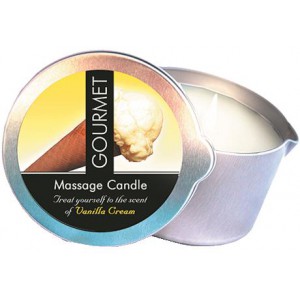 Gourmet - Bougie de massage à la vanille