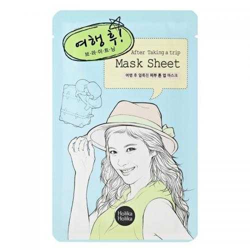 Holika Holika - Masque en tissu pour le visage "Après un voyage"