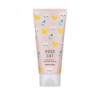 Holika Holika - Nettoyant pour le visage anti teint terne 3 en 1 "Dodo Cat"