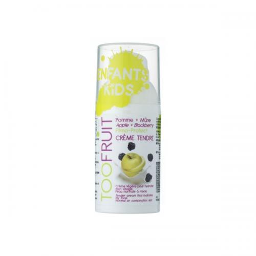 TOOFRUIT - Crème hydratante pour le visage pomme mure bio pour enfant