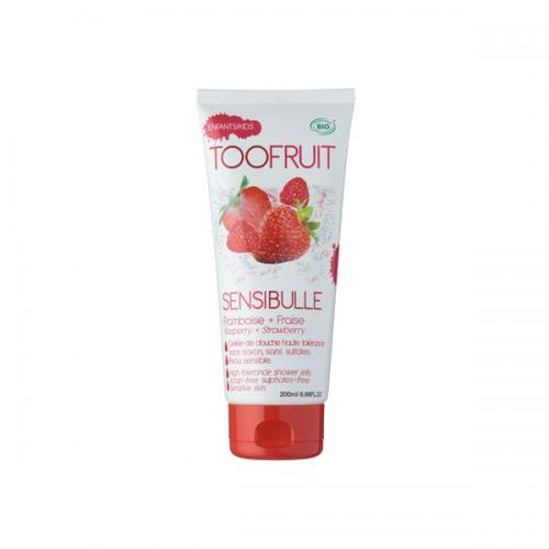 TOOFRUIT - Gel douche à la fraise et à la framboise bio pour enfant