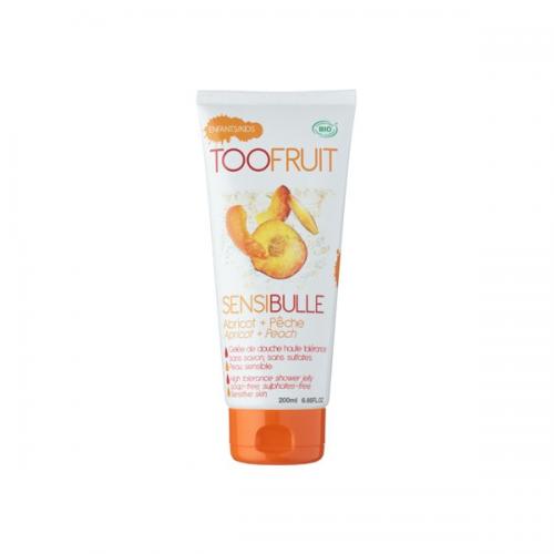 TOOFRUIT - Gel douche à l'abricot et à la pêche bio pour enfant