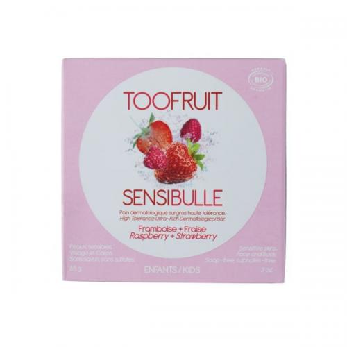 TOOFRUIT - Savon surgras fraise framboise bio pour enfant