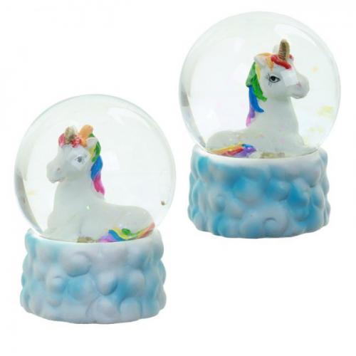 Boule à neige Licorne et Nuage