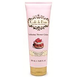 Café de bain - Gel douche façon tarte à la framboise et à la rose