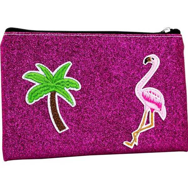 Trousse de toilette flamant rose