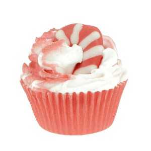 Cupcake candy cane