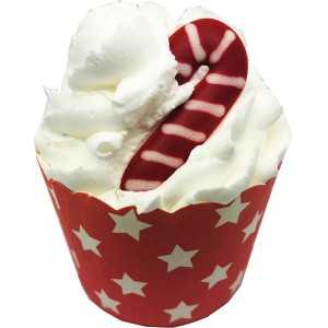 Cake de bain candy cane