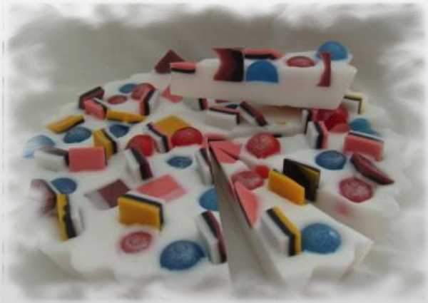 Licqourice allsorts soap